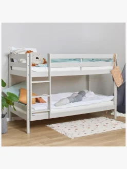 Børnesenge & Tilbehør|Hoppekids ECO Comfort Køjeseng 90x200, Duegrå Grå