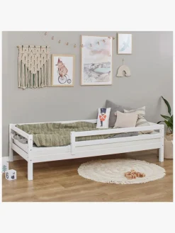 Børnesenge & Tilbehør|Hoppekids ECO Dream Juniorseng med Sengehest 90x200, Hvid