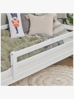 Børnesenge & Tilbehør|Hoppekids ECO Dream Juniorseng med Sengehest 90x200, Hvid