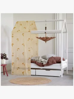 Børnesenge & Tilbehør|Hoppekids Ole Lukoie Sengegardin 70x160, Gul