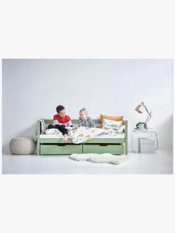 Børnesenge & Tilbehør|Hoppekids Sengeskuffe ECO Comfort 2-pak, Pale Green Grøn