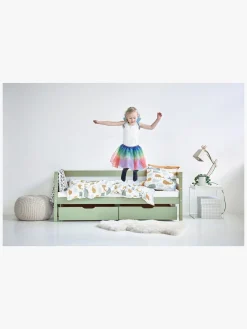 Børnesenge & Tilbehør|Hoppekids Sengeskuffe ECO Comfort 2-pak, Pale Green Grøn