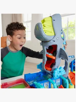 Legetøjsbiler & -Fartøjer|HotWheels Hot Wheels City Ultra Shark Car Wash Racerbane