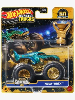 HotWheels Legetøjsbiler & -Fartøjer-Hot Wheels Monstertrucks Bigfoot Trophy Champions Bil Blandet Udvalg