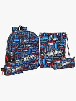 Tasker|HotWheels Hot Wheels Rygsæk 19L, Gymnastikpose, Køletaske & Penalhus, Challenger