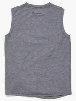 Sportstøj|Hyperfied Jersey Knot Tank Top, Grey Melange Grå