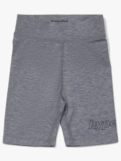 Sportstøj|Hyperfied Jersey Logo Biker Shorts, Grey Melange Grå