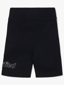 Sportstøj|Hyperfied Jersey Logo Biker Shorts, Anthracite Grå/Sort