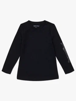 Sportstøj|Hyperfied Jersey Logo Long Sleeve Top, Anthracite Grå/Sort