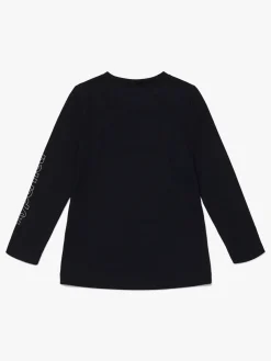 Sportstøj|Hyperfied Jersey Logo Long Sleeve Top, Anthracite Grå/Sort