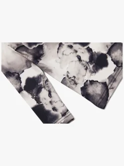 Sportstøj|Hyperfied Long Sleeve Logo Top, Black/Grey Watercolor Grå/Sort