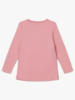 Sportstøj|Hyperfied Long Sleeve Logo Top, Blush Lyserød