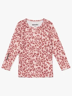 Sportstøj|Hyperfied Long Sleeve Logo Top, Pink Leo Lyserød