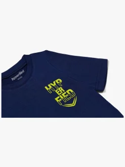Hyperfied Sportstøj-Neo Logo T-Shirt, Medieval Blue