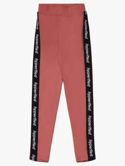 Hyperfied Sportstøj-Tape Logo Tights, Withered Rose