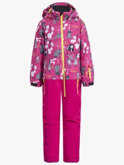 Børn Icepeak Flyverdragter|Overtøj-Jizan Flyverdragt, Hindbærrød