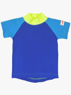 Børn ImseVimse Uv & Strand-Badetrøje, Blue/Green