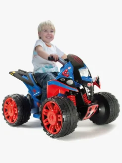Injusa Elbiler & -Køretøjer-Elbil Quadbike Spiderman, Rød/Blå