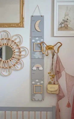 Interiør|JaBaDaBaDo Højdemåler Elefant Grå