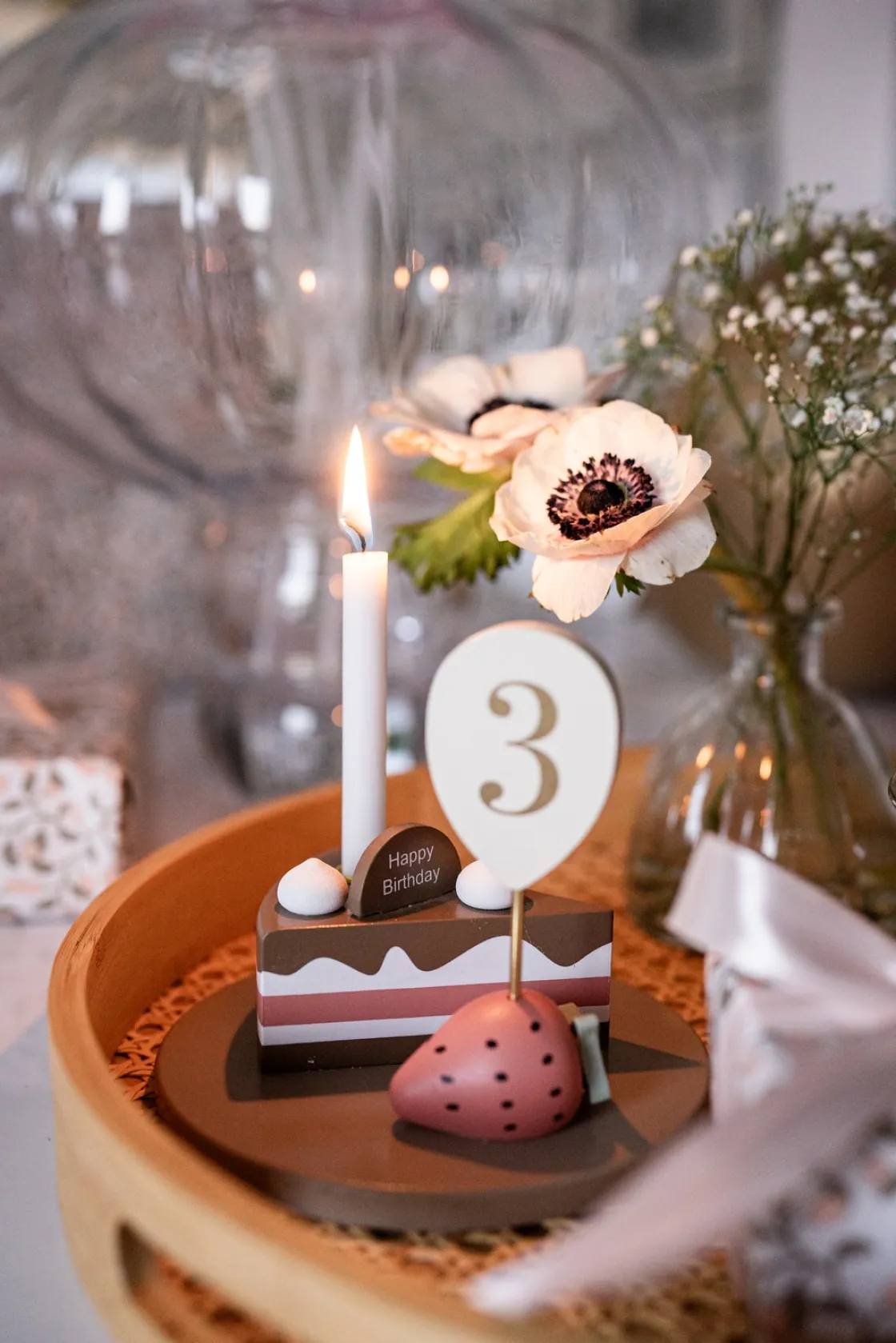 Interiør|JaBaDaBaDo Lysestage Fødselsdagskage, Multi