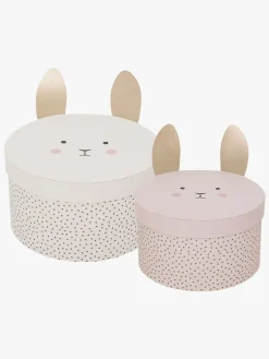 Opbevaring|JaBaDaBaDo Opbevaringsbokse Kanin, Pink Lyserød