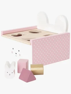 Babylegetøj|JaBaDaBaDo Puttekasse Bunny Lyserød/Hvid