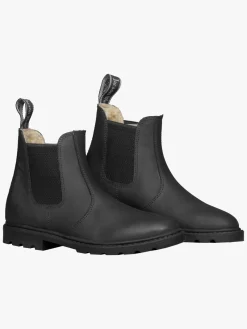 Jacson Ridning-Jodhpur Støvler m. Fór, Sort