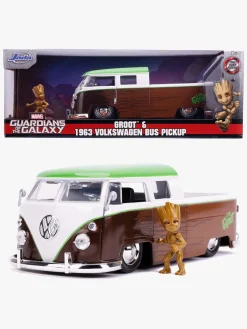 JadaToys Legetøjsbiler & -Fartøjer|Legetøjsfigurer-Jada Toys Marvel Bil med Figur Groot & Volkswagen Kombi Pickup 1:24