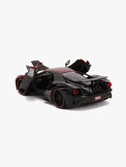 Legetøjsbiler & -Fartøjer|Legetøjsfigurer|JadaToys Jada Toys Spider-Man Bil med Figur Miles Morales 2017 Ford GT 1:2 Sort