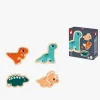 Spil & Puslespil|Janod 4 Progressive Puslespil Dinosaurer 14 Brikker