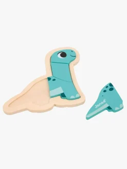 Spil & Puslespil|Janod 4 Progressive Puslespil Dinosaurer 14 Brikker