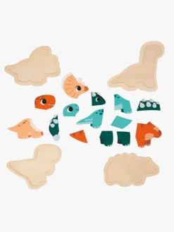 Spil & Puslespil|Janod 4 Progressive Puslespil Dinosaurer 14 Brikker