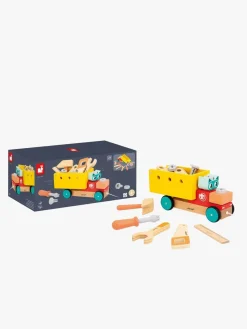 Trælegetøj|Janod Brico'Kids Pull Along DIY Lastbil 14 Dele