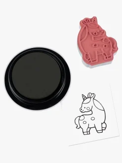 Kreativt Legetøj|Janod Enhjørning Stampinoo Stempelsæt