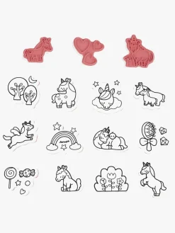 Kreativt Legetøj|Janod Enhjørning Stampinoo Stempelsæt