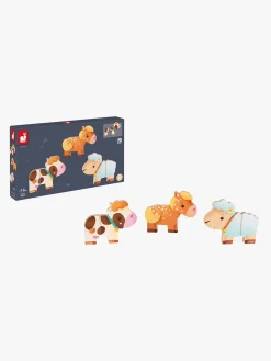 Janod Legetøjsfigurer-Funny Magnets Farm Magnetsæt