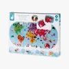 Vandlegetøj|Janod Puslespil Badelegetøj Explorers Map