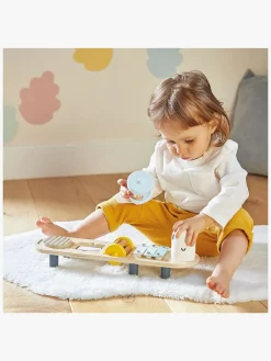 Musikinstrumenter|Janod SWC Sommerfuglelarve Musikalsk Aktivitetslegetøj