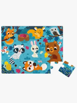 Janod Spil & Puslespil-Tactile Puslespil Skovdyr 20 Dele