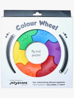 Jellystone Designs Babylegetøj-Farvehjul Bidering, Rainbow