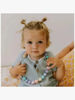 Jellystone Designs Spil & Puslespil-Prinsessen På Ærten Bidelegetøj Medium Regnbue, Pastel