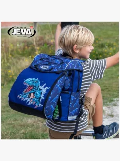 Tasker|Jeva Intermediate Rygsæk 21 L, Dinosaur Blå
