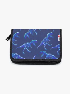 Kreativt Legetøj|Jeva One-Zip Penalhus, Dinosaur Blå