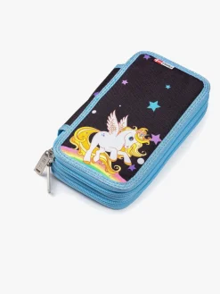 Jeva Kreativt Legetøj-Two-Zip Penalhus, Golden Unicorn