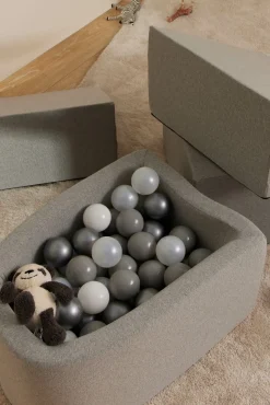 Boldbassiner|JLY Aktivitetsklodser & Boldbassin, Grey