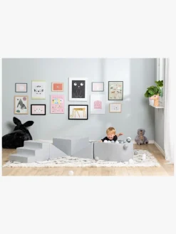 Boldbassiner|JLY Aktivitetsklodser & Boldbassin, Grey