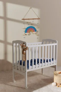 Pakkeløsninger|Madrasser|JLY ALICE Tremmeseng med BabyDan Madras Comfort 40x84, Hvid