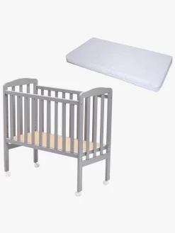 Pakkeløsninger|JLY ALICE Tremmeseng med BabyDan Madras Comfort 40x84, Grå