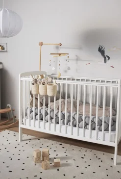 Børnesenge & Tilbehør|JLY Dream Basic Tremmeseng 60x120, Hvid