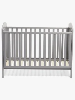 Børnesenge & Tilbehør|JLY Dream ELLA Tremmeseng Dropside, Mørkegrå Grå